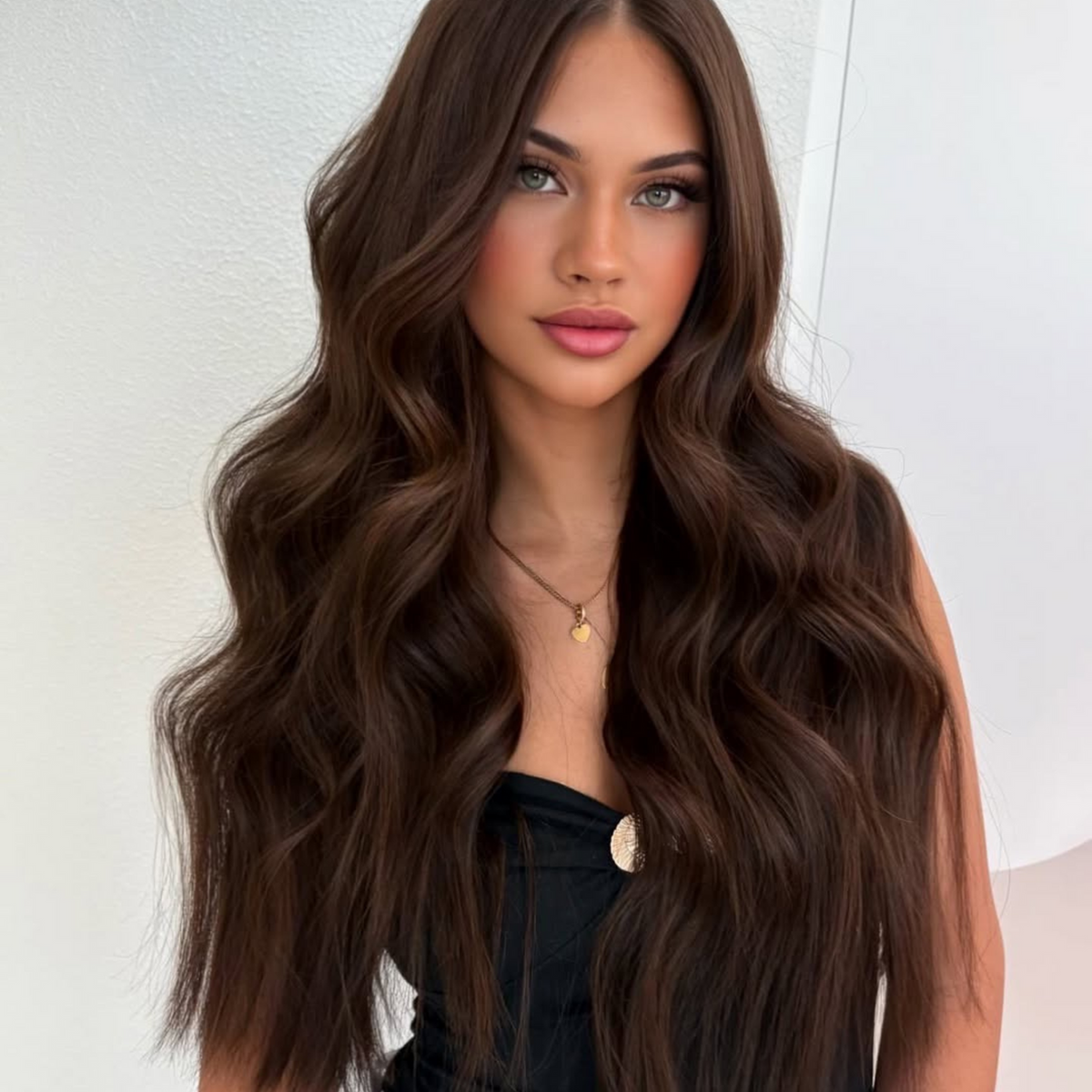 Love_The_Style_Classic_Lace_Clip_In_Human_Remy_Hair_Extensions_5_Piece_Shade_5_Mocha_Medium_Brown