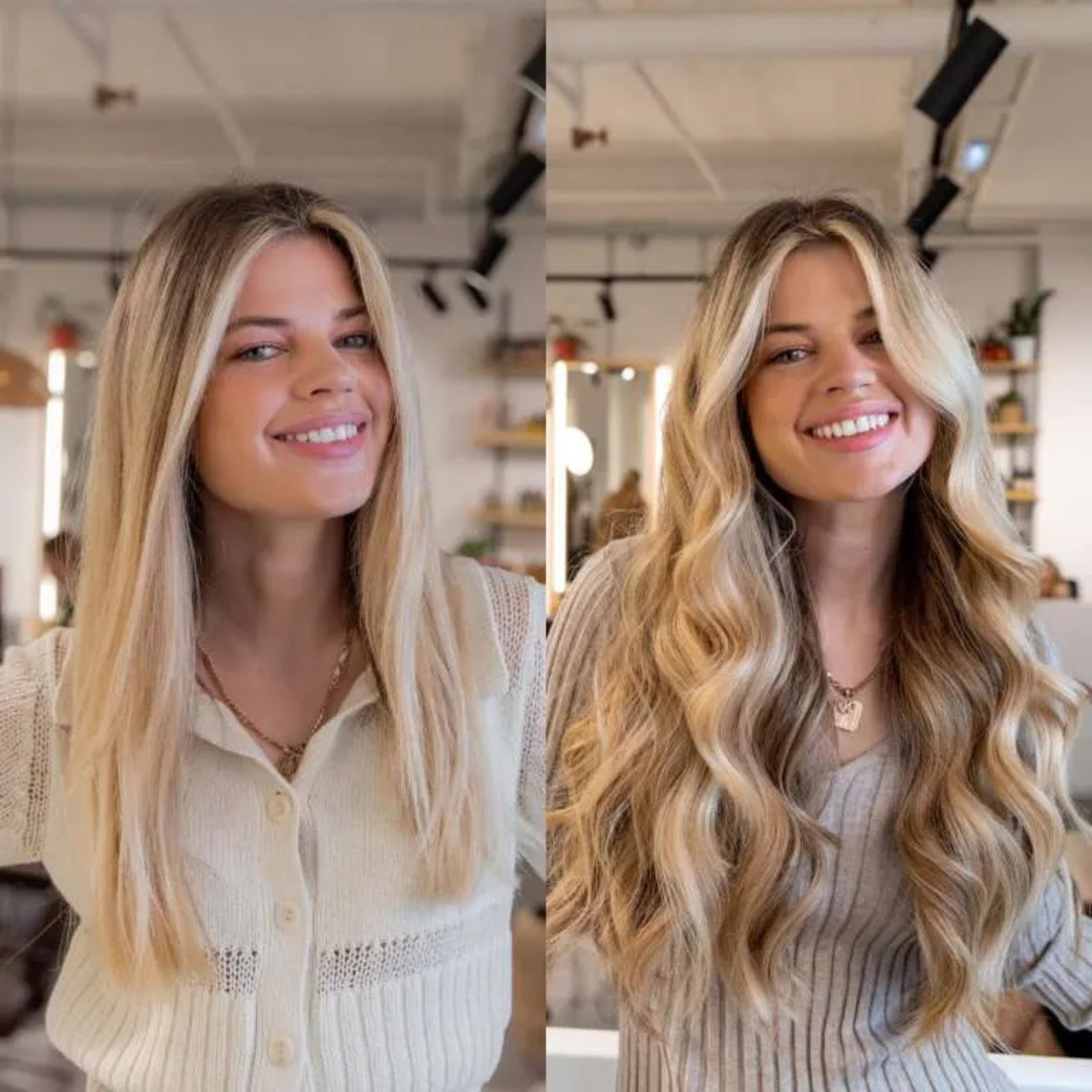 Love_The_Style_Human_Remy_Halo_Hair_Extension_Shade_23_Champagne_Blonde