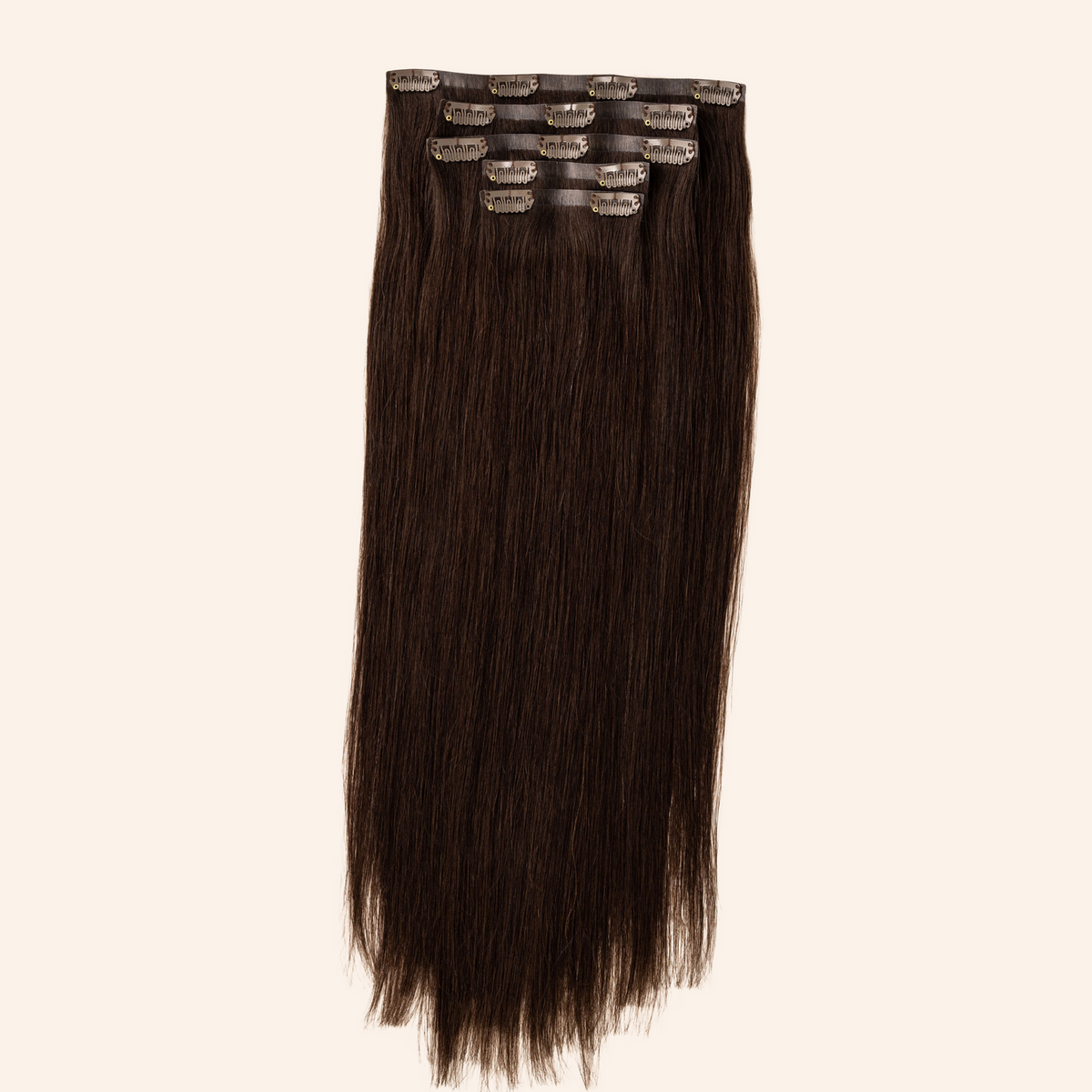 Love_The_Style_Seamless_Clip_In_Hair_Extensions_5_Piece_Shade_2_Dark_Chocolate_Brown