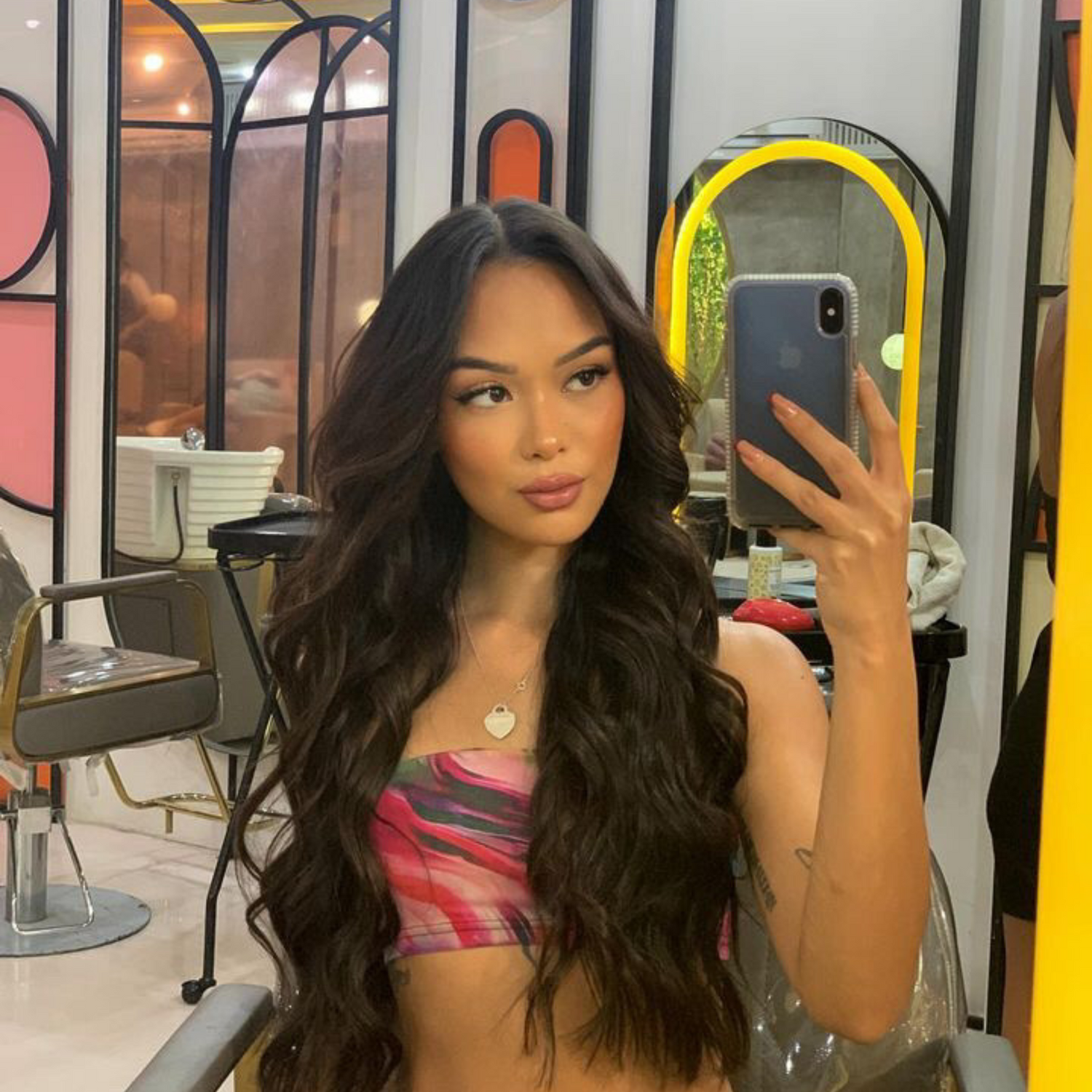 Love The Style Seamless Clip In Human Remy Hair Extensions 9 Piece Shade 2 Dark Chocolate Brown