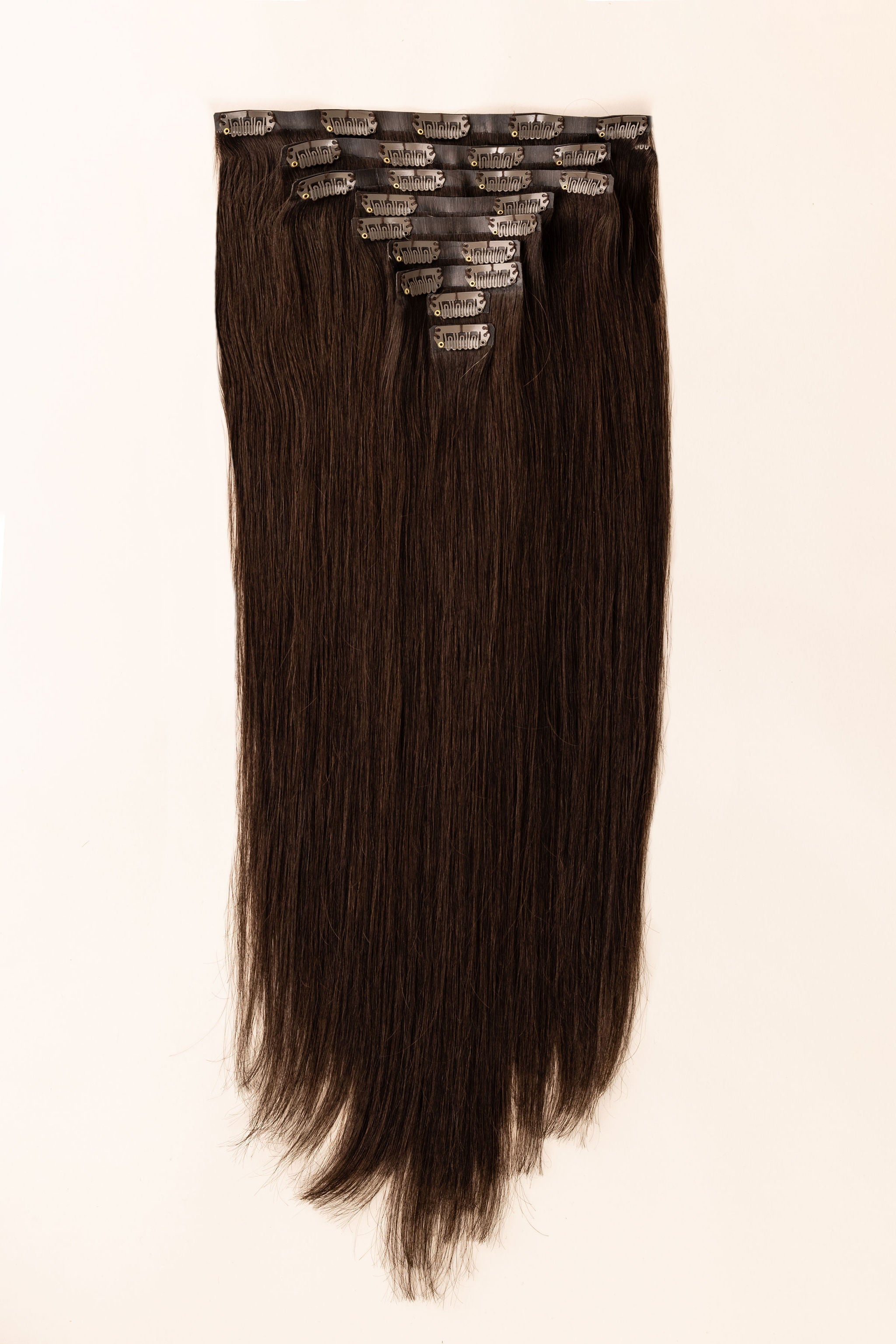 Dark Chocolate Brown hair extensions shade 2 guide — Love The Style