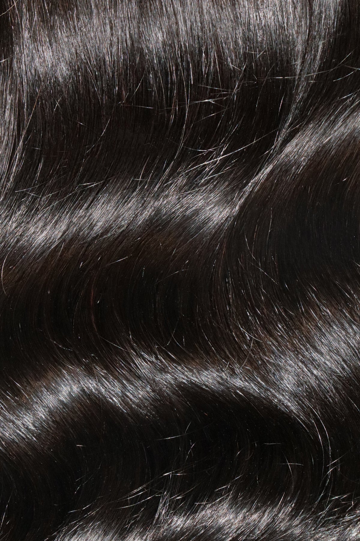 Love The Style Human Remy Hair Extensions Shade 1 Jet Black swatch