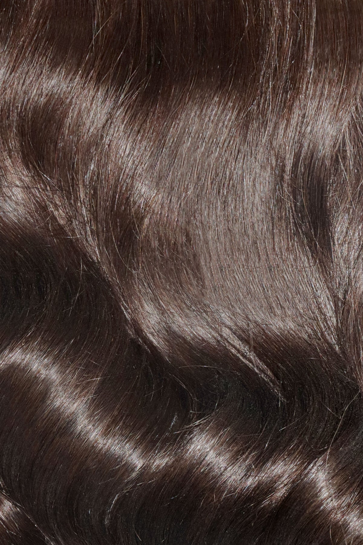 Love The Style Human Remy Hair Extensions Shade 2 Dark Chocolate Brown swatch