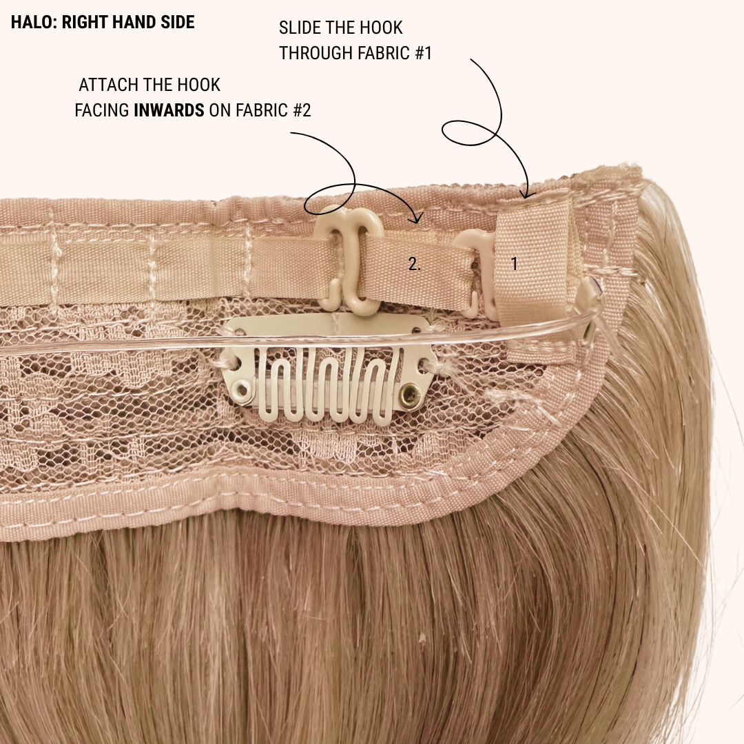 Classic Lace Halo - 1 Piece - Blonde Shades