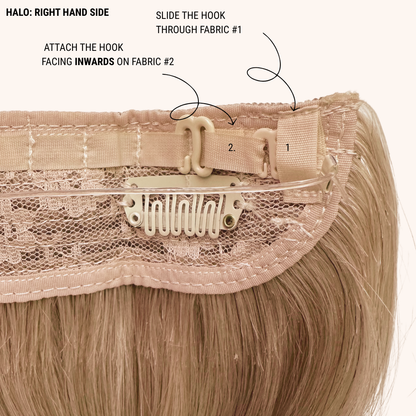 Classic Lace Halo - 1 Piece - Blonde Shades