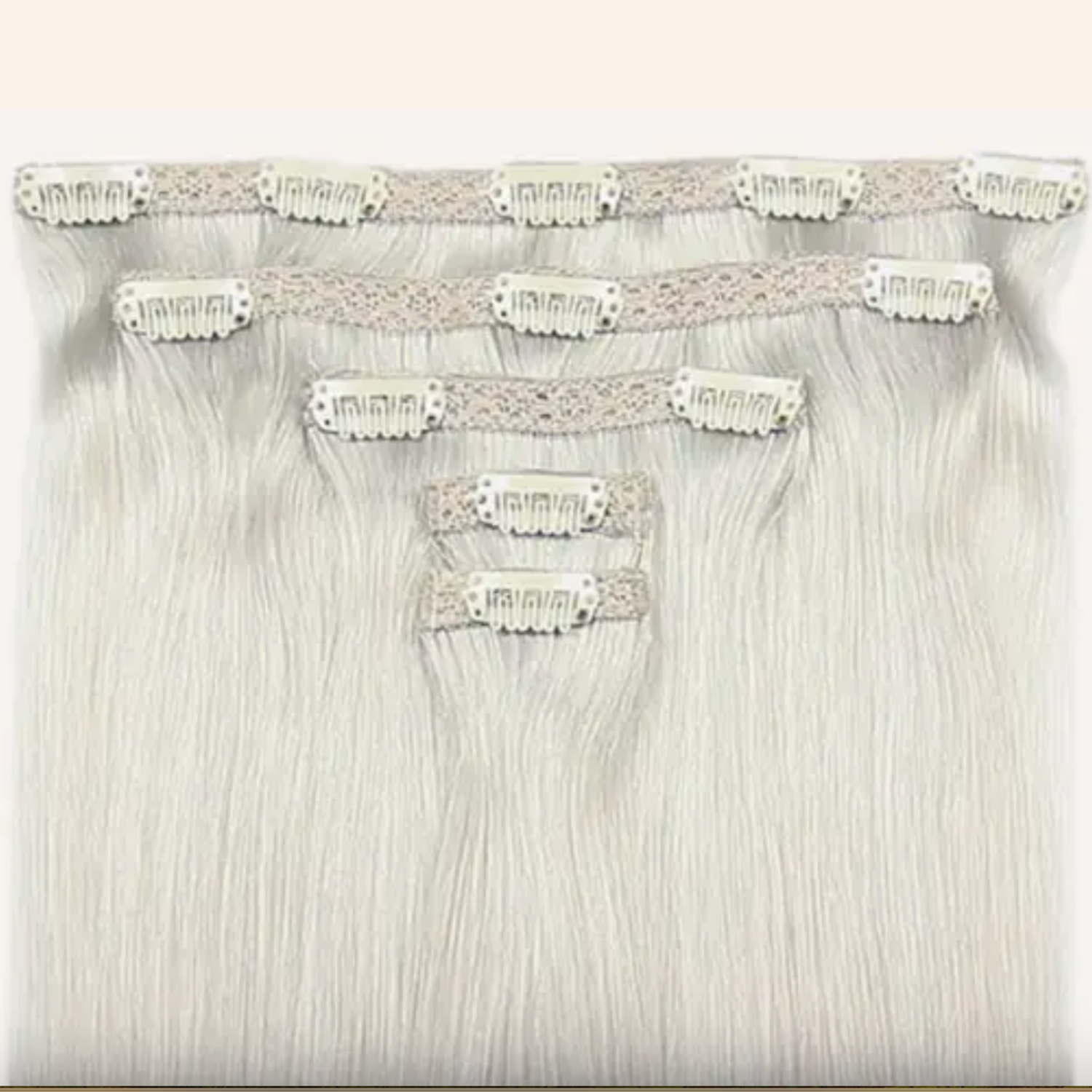 Classic Lace Clip in - 5 Piece Natural Volume - Human Remy Hair Extensions