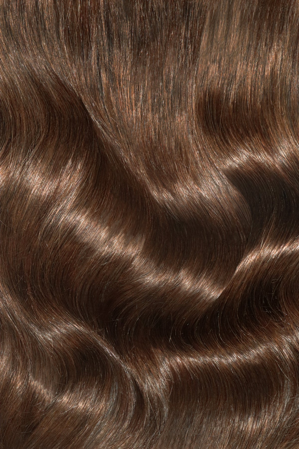 Love The Style Human Remy Hair Extensions Shade 6 Light Chestnut Brown swatch