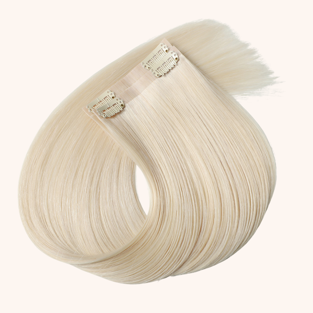 Invisible Clip-in - 2 Piece Face Framers - Blonde Shades