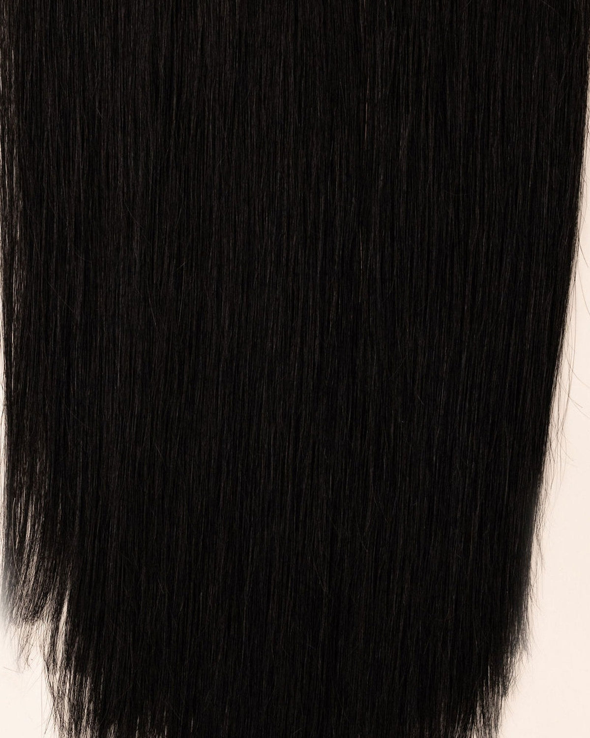 LTS Classic Lace Clip-In 9 Piece Jet Black 1 Hair Quality Close Up