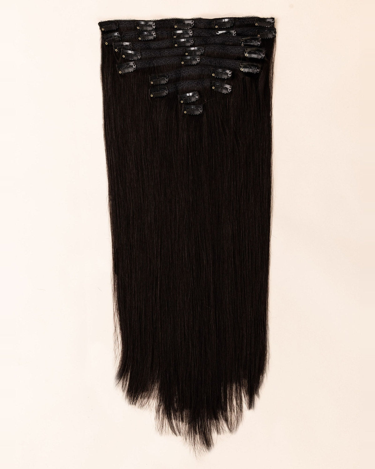 LTS Classic Lace Clip-In 9 Piece Natural Black 1B Full Product