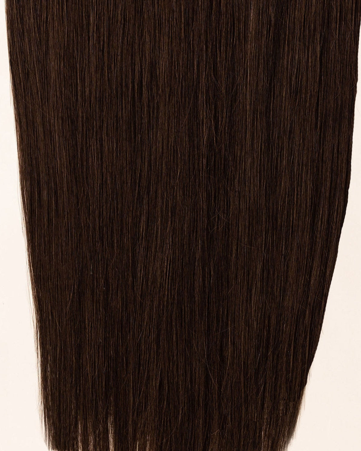 LTS Classic Lace Clip-In 5 Piece Dark Chocolate Brown 2 Hair Quality Close Up