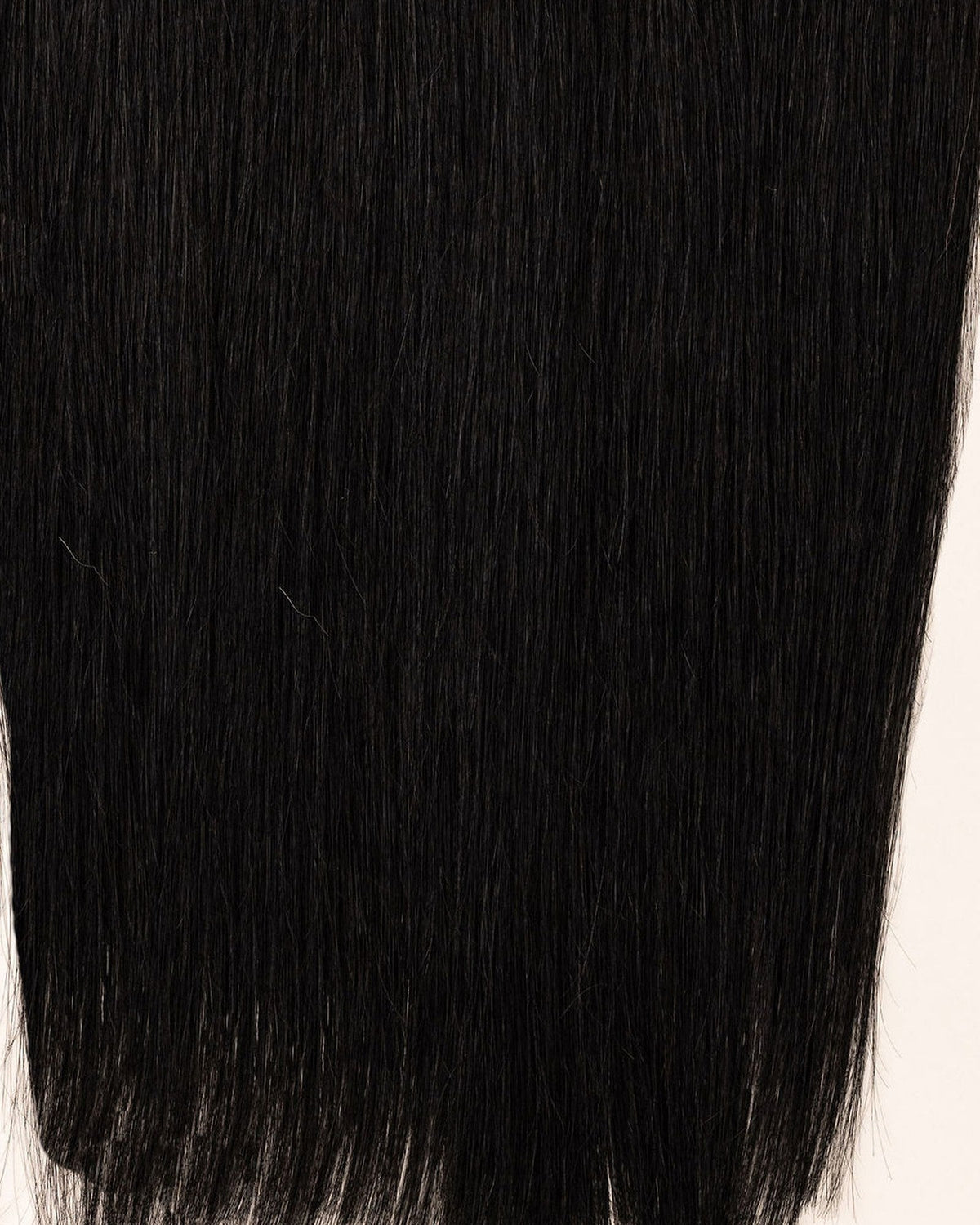 LTS Classic Lace Clip-In 5 Piece Jet Black 1 Hair Quality Close Up