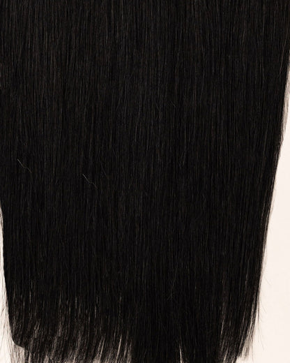 LTS Classic Lace Clip-In 5 Piece Jet Black 1 Hair Quality Close Up