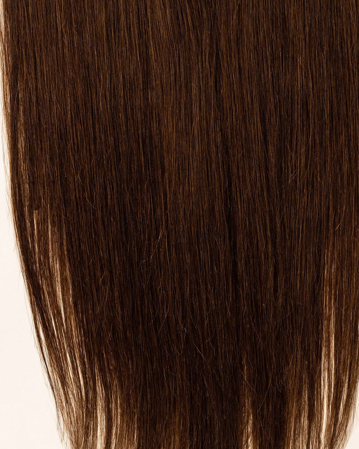 LTS Classic Lace Clip-In 5 Piece Mocha Medium Brown 5 Hair Quality Close Up
