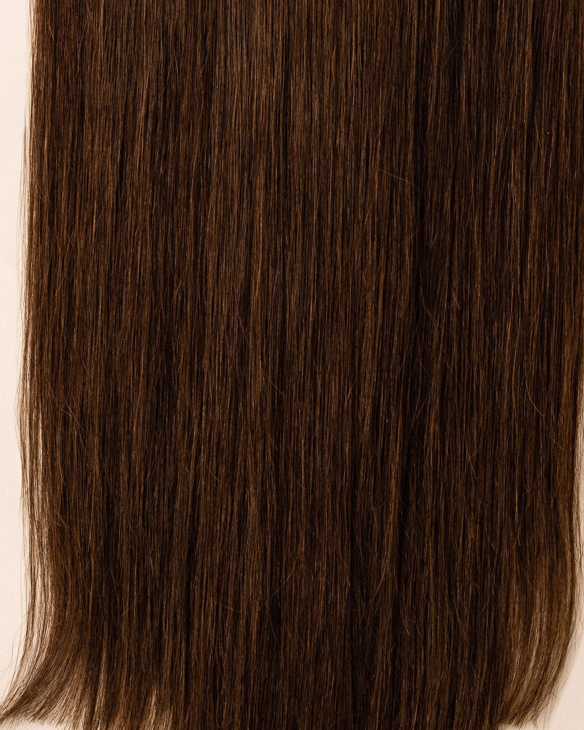 LTS Invisible Clip-In 9 Piece Mocha Medium Brown 5 Hair Quality Close Up