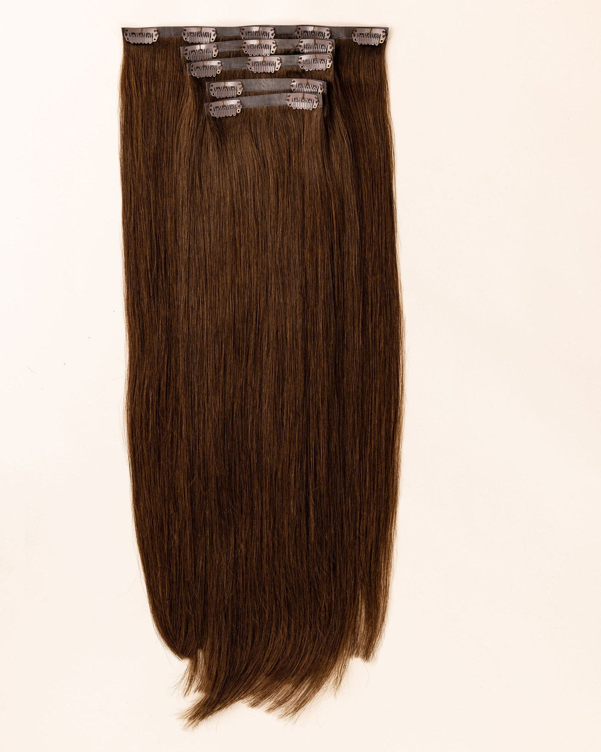 LTS Invisible Clip-In 5 Piece Mocha Medium Brown 5 Full Product