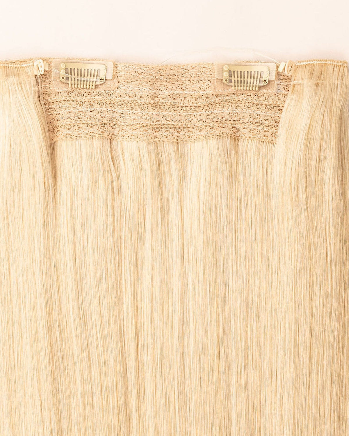 LTS Classic Lace Halo Beach Blonde 613 Attachment Close Up