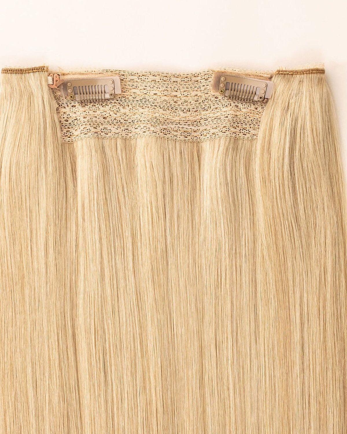 LTS Classic Lace Halo Champagne Blonde 23 Attachment Close Up