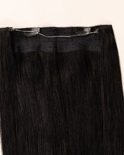LTS Classic Lace Halo Jet Black 1 Attachment Close Up