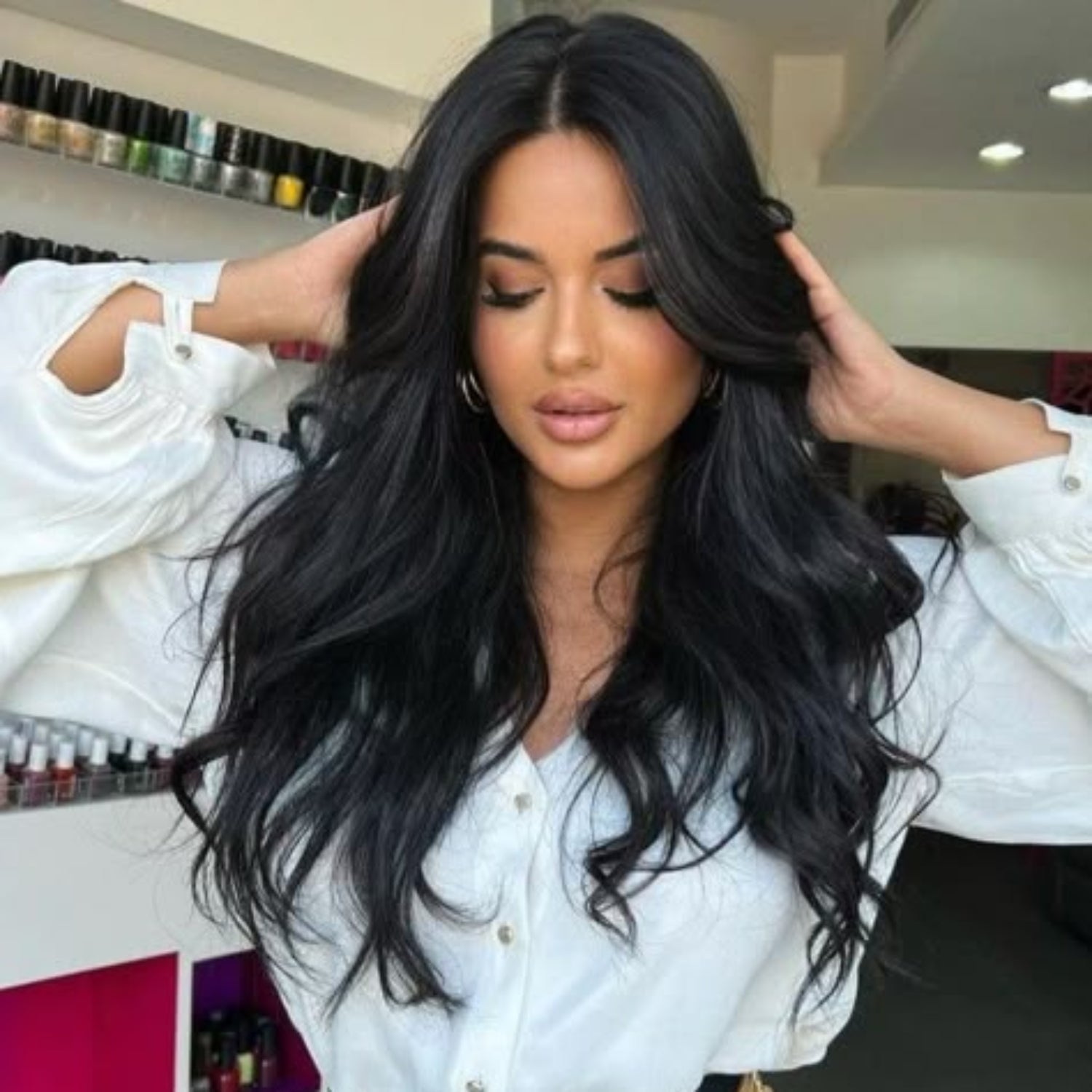 Love_The_Style_Invisible_Clip_In_2_Piece_Face_Framers_Black_Brunette_Shade_1_Jet_Black
