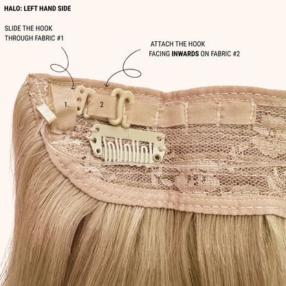 Classic Lace Halo - 1 Piece - Blonde Shades