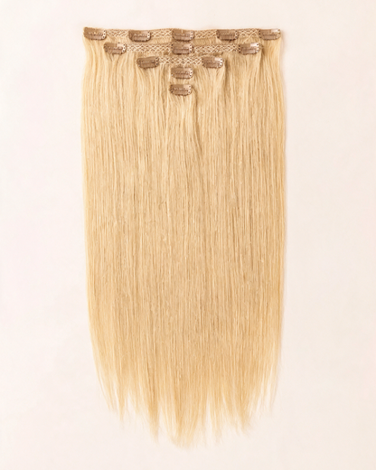 Love_The_Style_Classic_Lace_Clip_In_Human_Remy_Hair_Extensions_5_Piece_Shade_23_Champagne_Blonde
