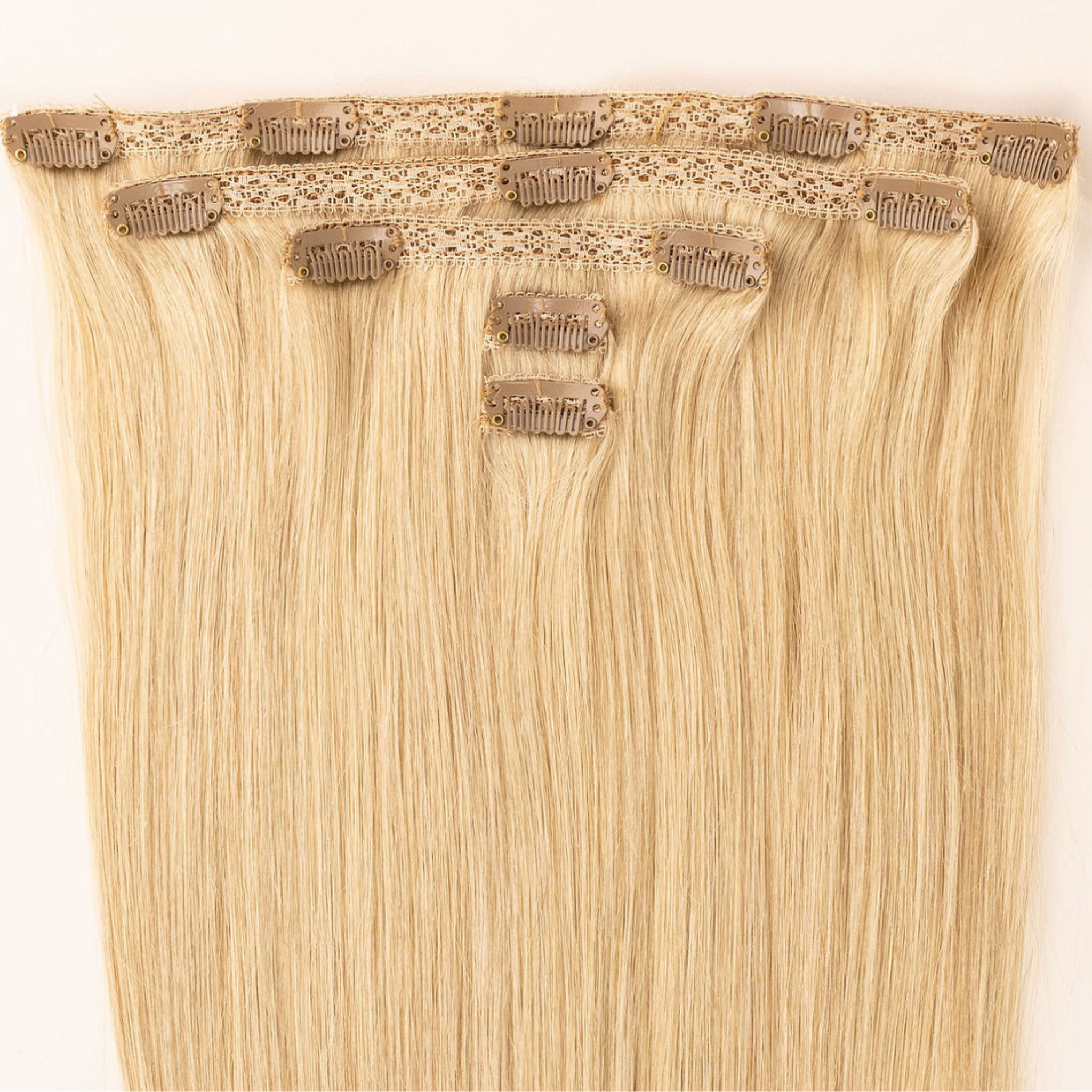 Classic Lace Clip in - 5 Piece Natural Volume - Human Remy Hair Extensions