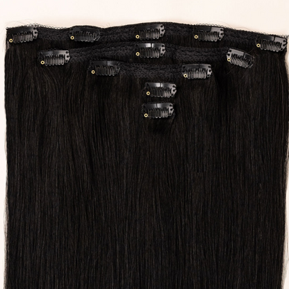 Classic Lace Clip in - 5 Piece Natural Volume - Human Remy Hair Extensions