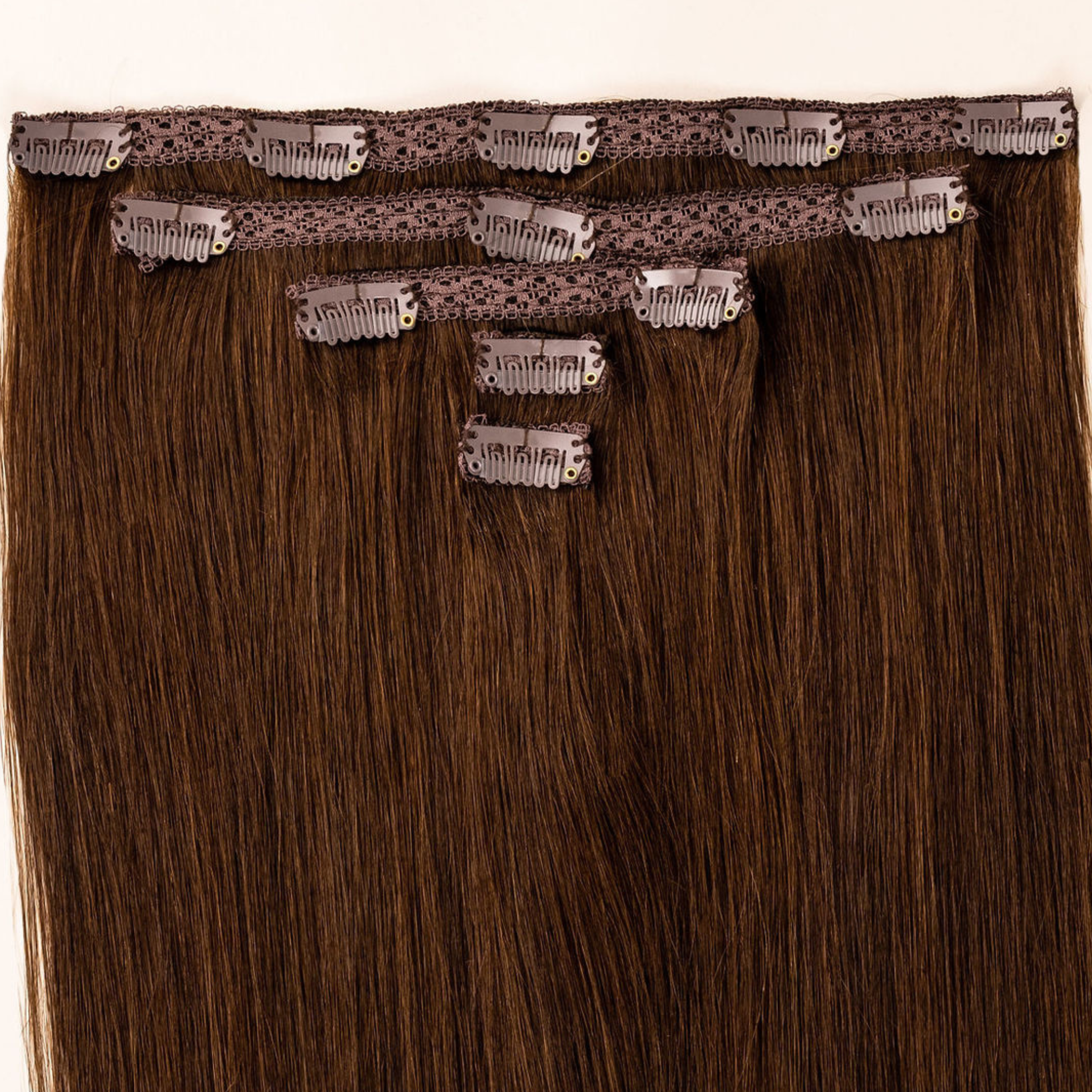 Classic Lace Clip in - 5 Piece Natural Volume - Human Remy Hair Extensions